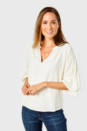 Nicolette Blouse-Rayon-Gardenia by Cartolina