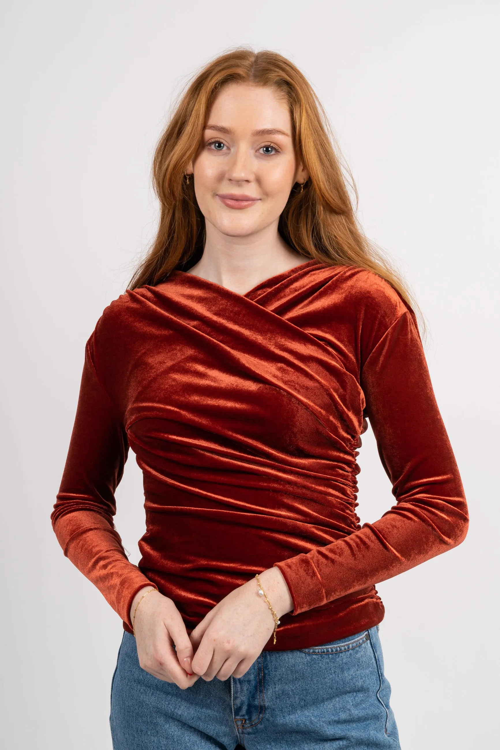 OfiaIW Blouse - Syrah