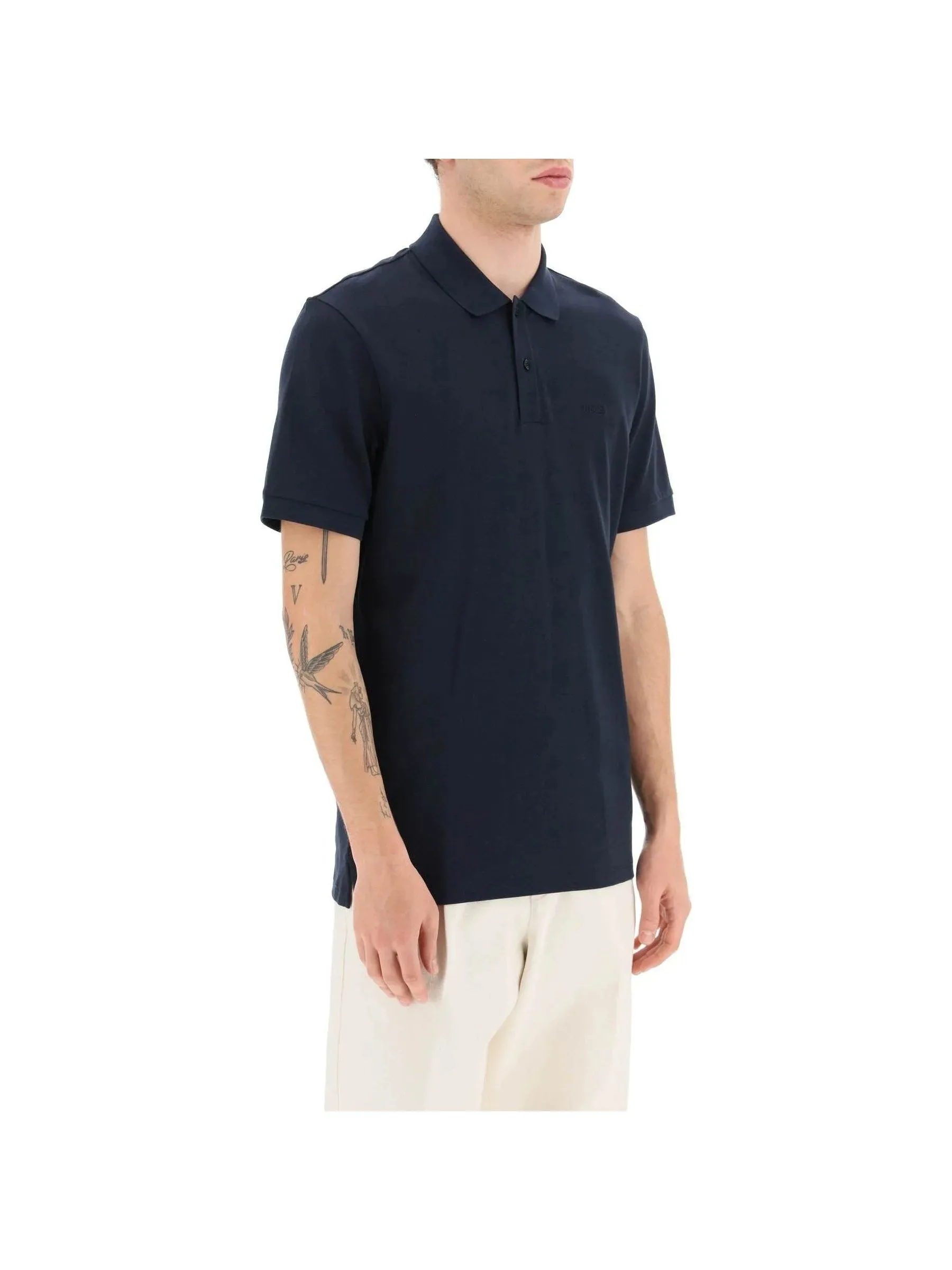 Pallas Textured Cotton Polo
