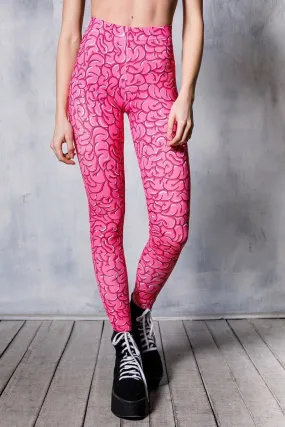 Pink Brain Leggings