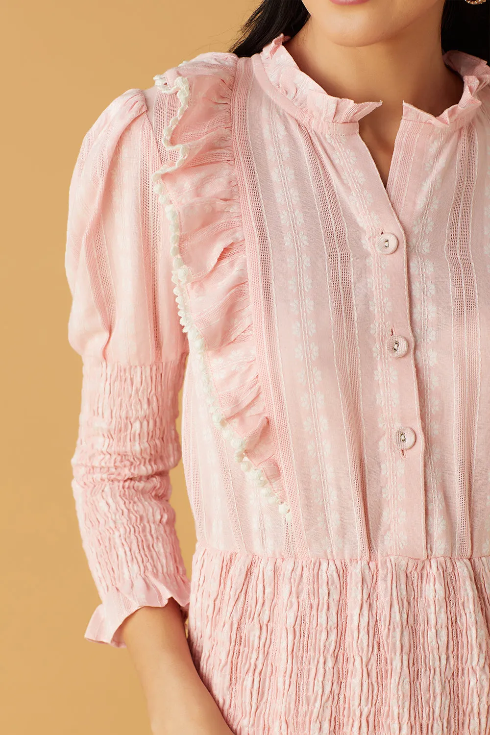Pink Pretty Frills Top