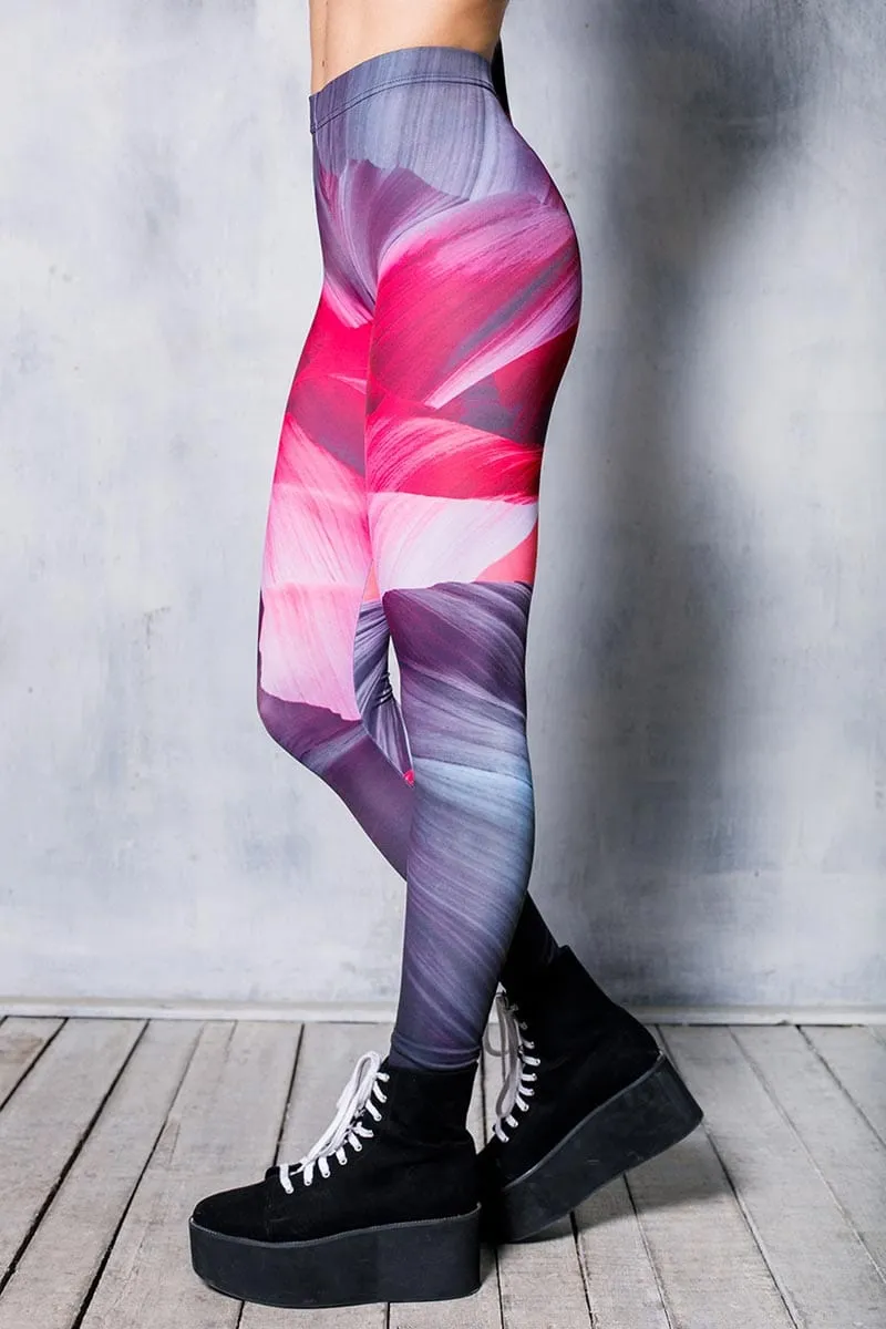 Pink Wave Leggings Set