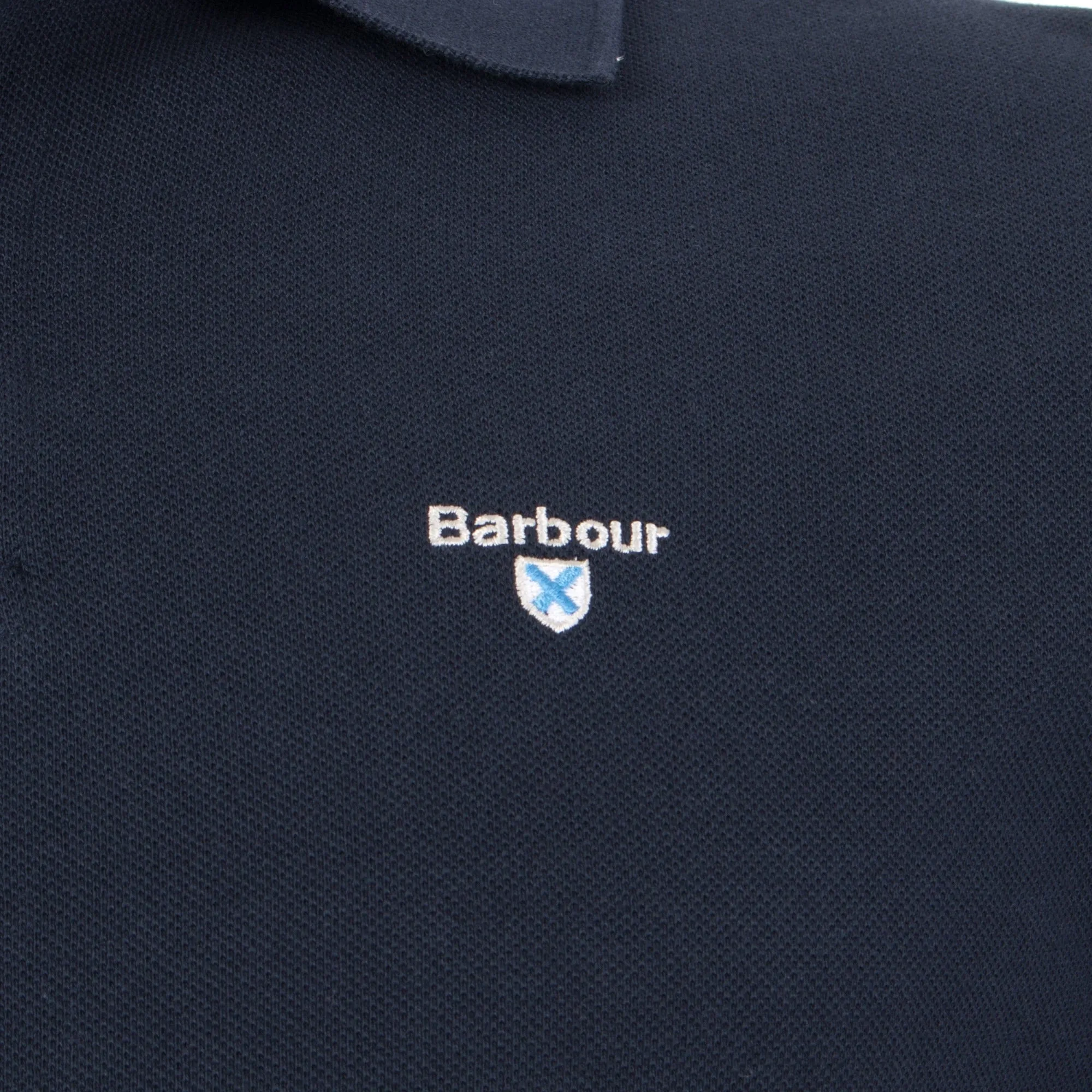 Tartan Placket Pique Polo