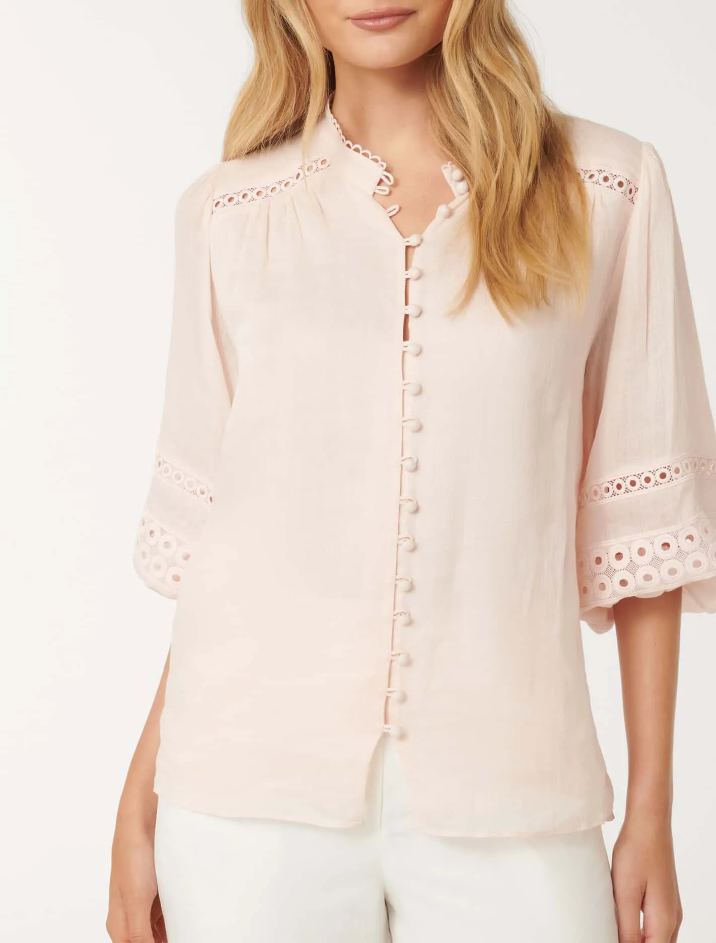 Tatiana Trim Insert Blouse