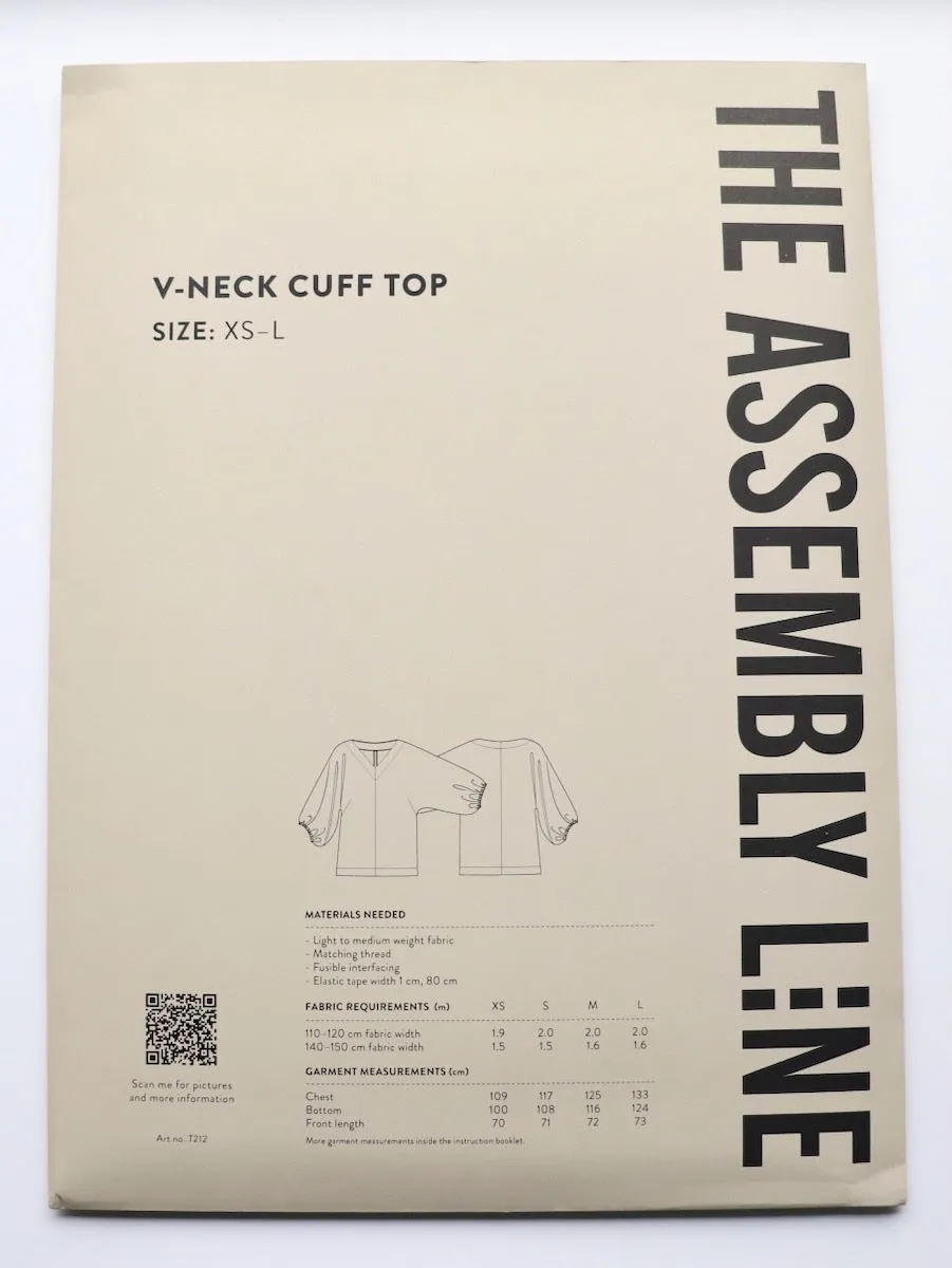 The Assembly Line V-Neck Cuff Top