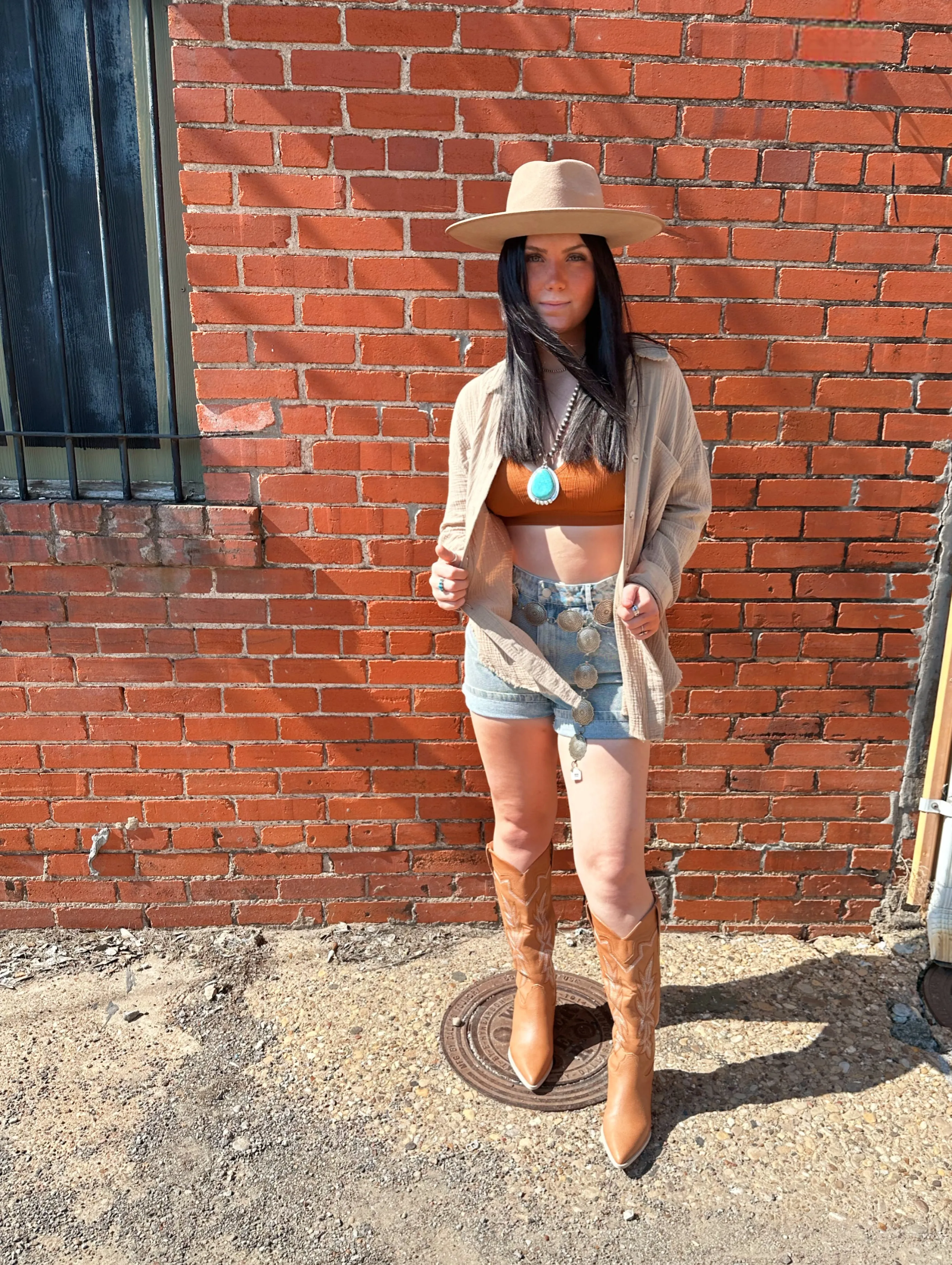 The Brea Gauze Button Down Shirt