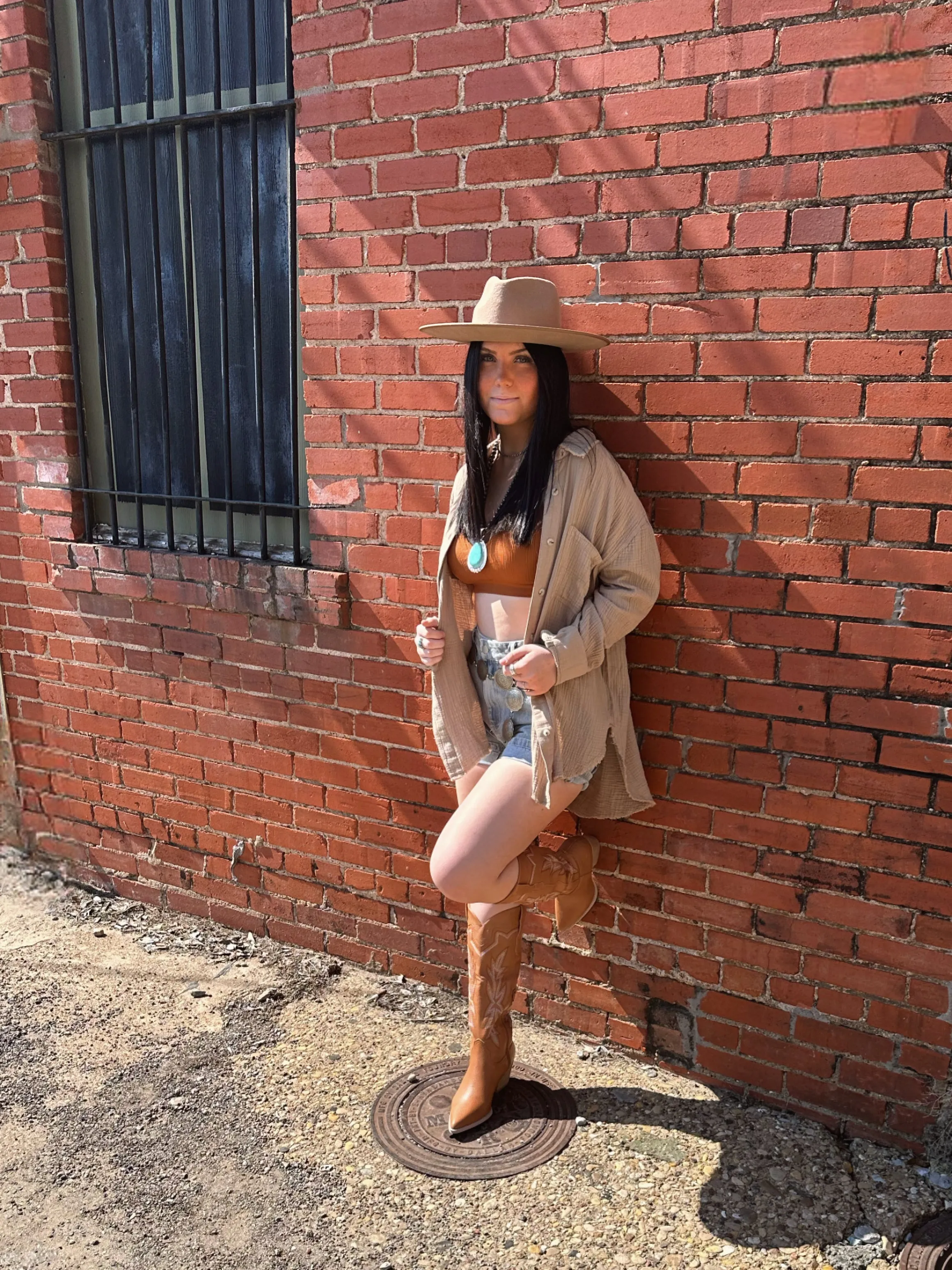The Brea Gauze Button Down Shirt