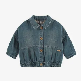 Veste en denim léger, naissance || Light denim vest, newborn