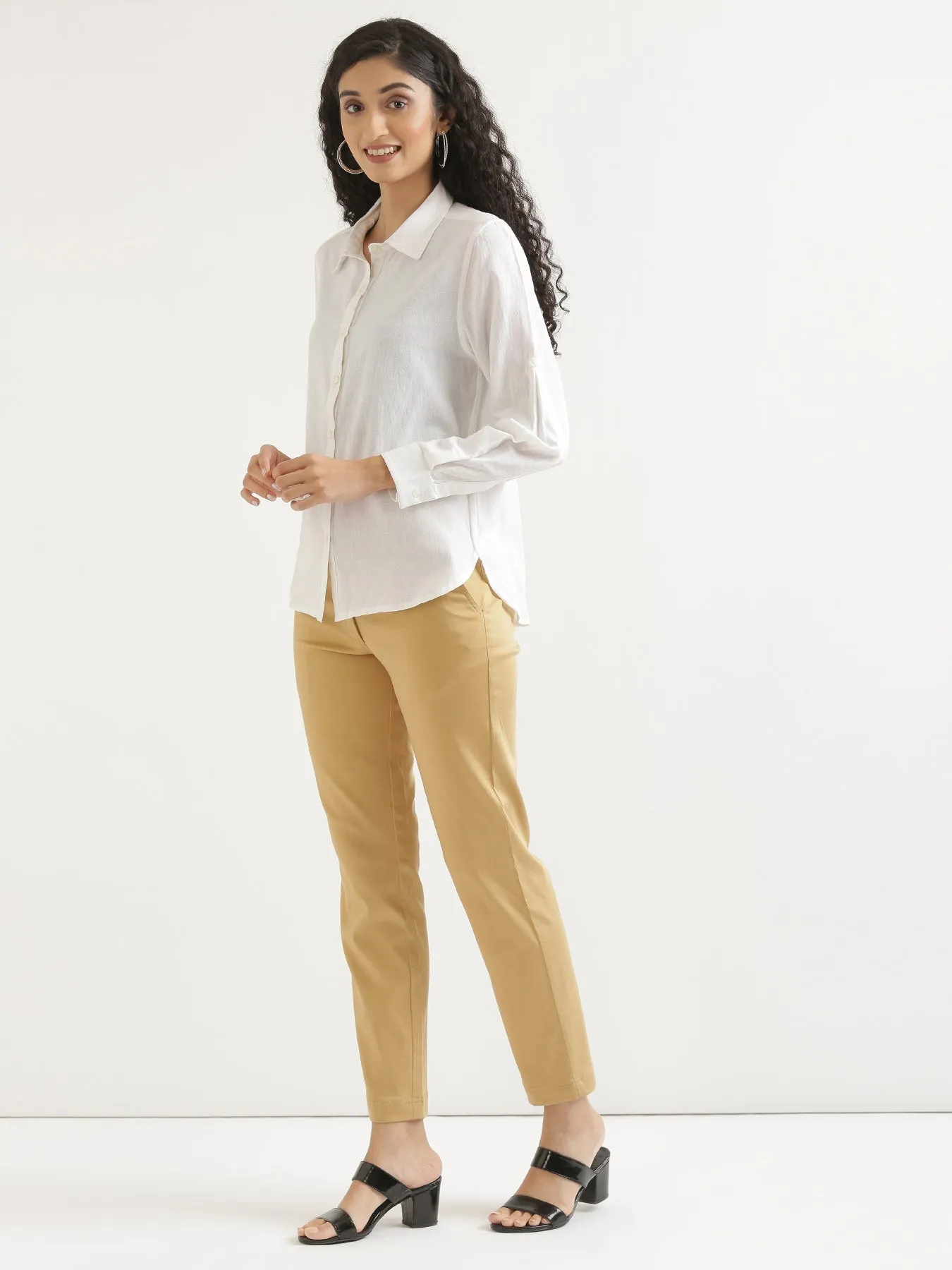 White Airy-Linen Shirt