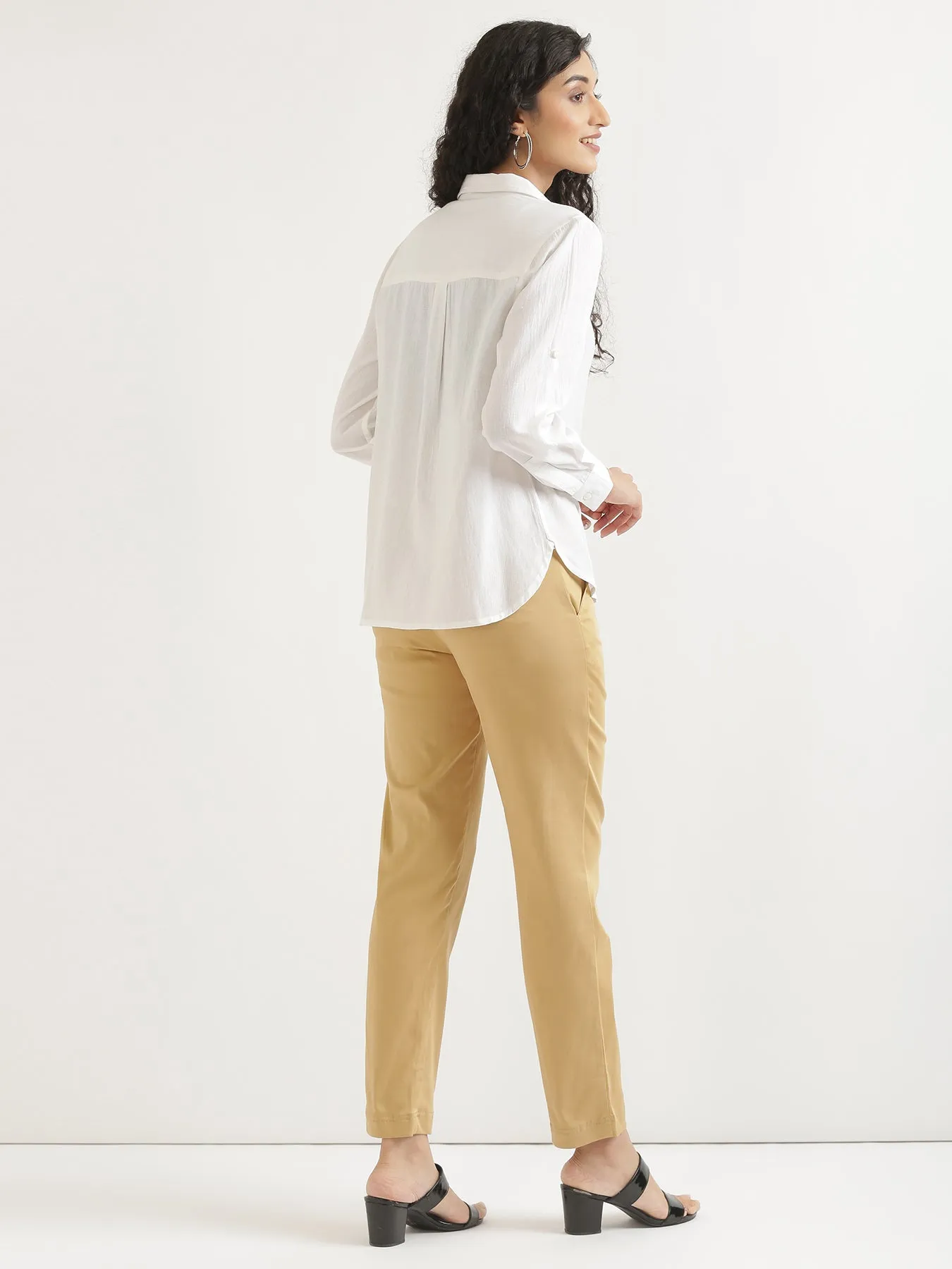 White Airy-Linen Shirt