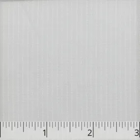 White Striped Cotton Dimity - $12.00